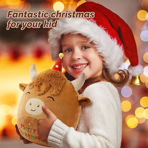 U657 Personnaliser la vache en peluche oreiller doux câlin animaux en peluche pour les cadeaux d'anniversaire décor à la maison géant Highland vache en peluche <span class=keywords><strong>jouet</strong></span> - Product Image 3