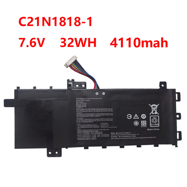 C21N1818 Laptop Battery for ASUS Vivobook X512F X512DA F512FA 37Wh Replacement CE RoHS in Stock Ready to Ship Wholesale Bulk