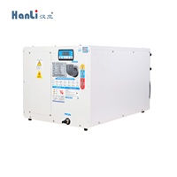 Refroidisseur d'eau à refroidissement par air à bas prix d'usine Hanli Refroidisseur d'eau à montage en rack Machine de refroidissement industrielle portable