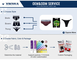 थोक कस्टम लोगो स्पैन्डेक्स कैलेज़ोन्सिलोस पॉलिएस्टर इंटीरियर महिला पुरुष मुक्केबाज और ब्रिश बॉक्सर शॉर्ट्स बॉक्सर अंडरवियर - Product Image 5