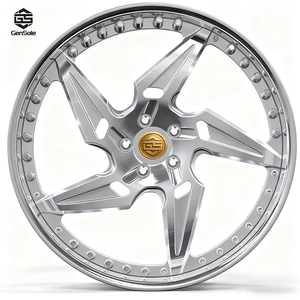 Nuovi cerchi <span class=keywords><strong>in</strong></span> lega forgiati monoblocco da 2/3 pezzi 17-26 <span class=keywords><strong>pollici</strong></span> 5x11 2/114.3/120 cerchi per auto cromati - Product Image 1