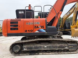 Excavatrice sur chenilles d'occasion Hitachi ZX210, machine d'origine japonaise, économique en carburant, prête à l'inspection - Product Image 5