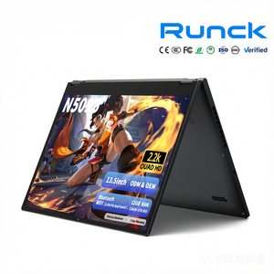 Laptop Yoga con Pantalla Táctil y Lápiz Óptico, 13.5 Pulgadas, N5095, 2.2K, 12GB, 512GB SSD, Convertible 360°, 2 en 1, Metálica, para Dibujo, Estudiantes y Negocios - Product Image 1