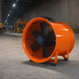 Ventilador Axial Portátil STF de Acero al Carbono, Alto Flujo de Aire, Eficiente para Ventilación y Refrigeración en Sitios - Product Image 2