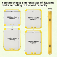 Plateforme et passerelle de pêche gonflables en PVC, capacité 5-10 passagers, utilisation intérieure/extérieure pour le plaisir familial sur quai