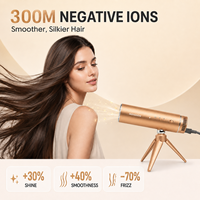 Sèche-cheveux mains libres INOVAXION pour enfants, 300 millions d'ions, professionnel, compact et portable pour les voyages