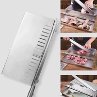 Mesin Pemotong Tulang Daging Manual untuk Dapur Komersial, untuk Daging Sapi, Kambing, Babi, Ikan-Tulang Ikan, dengan Baki, Kondisi Baru