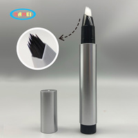 Pluma líquida para cejas, tubo vacío, embalaje cosmético, maquillaje, línea de cabello líquida, tatuaje de cejas, pluma para Barba