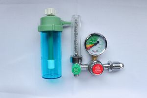 Jauge de pression d'oxygène en alliage d'aluminium et de Zinc vert, régulateur médical, 0-25mpa, livraison gratuite - Product Image 5