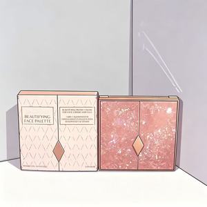 Set de Rubor e Iluminador Facial Mineral Orgánico Vegetariano Personalizado al por Mayor para Mujer, de Larga Duración y Resistente al Agua - Product Image 2