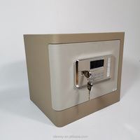 Mini coffre-fort numérique antivol pour meubles, écran LED, double clé, verrouillage par mot de passe, compartiment caché, coffre-fort pour bijoux et argent à domicile
