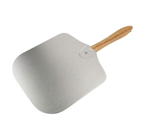 <span class=keywords><strong>Pala</strong></span> para pizza de aluminio premium de 12 pulgadas x 14 pulgadas con mango de madera giratorio - Product Image 1