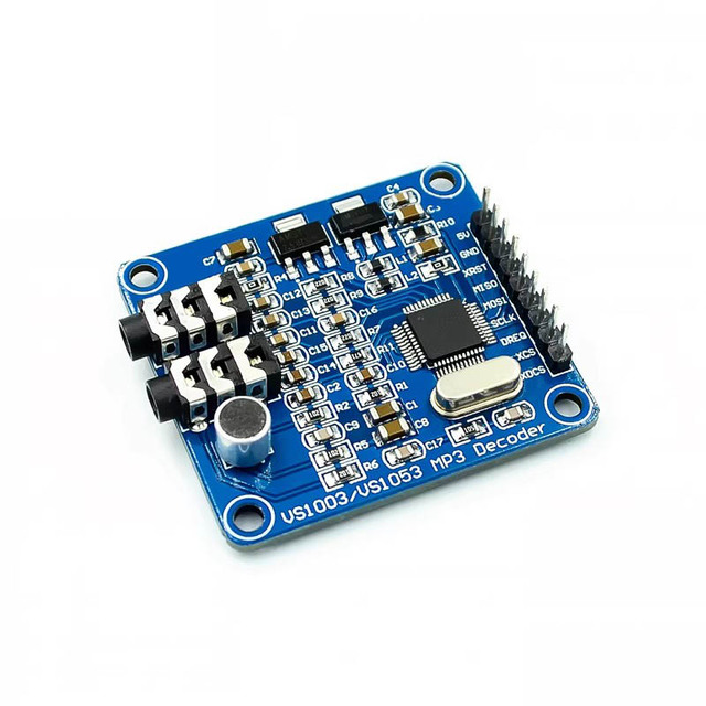 VS1003B Original Brand MP3 Decoder Module Carrier Head STM32 MCU Development Board with SMD Mounting