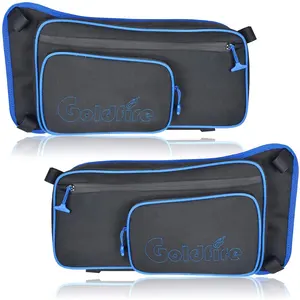 GoldFire Maverick X3 Accessories Rear Door Bags for 2017-2022 Can Am Max Turbo R Passenger and Driver Side Storage Bag Blue