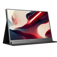 Monitor Portátil LED IPS 4K de 15.6 Pulgadas, Ultra Delgado, USB-C Plug&Play, Pantalla Externa con Altavoz Integrado para Uso Empresarial, Venta al Por Mayor