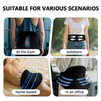 Vente en gros de ceinture de thérapie par le chaud et le froid réutilisable gel de soutien lombaire sac de glace attelle chauffante de refroidissement par le chaud et le froid