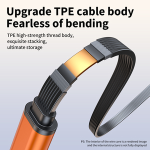 99W 3IN1 Comes with 70cm Extension Cable Ports PD45W PD36W QC3.0 TPEmaterial heat-resistant durable Convenient <b>car</b> charger - Product Image 3