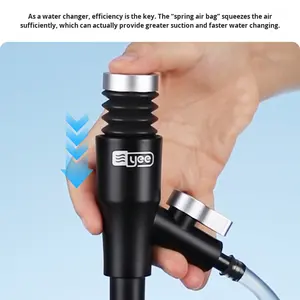 Yee Fábrica Atacado Personalizado Aquário Acessórios <span class=keywords><strong>Water</strong></span> Changer Fish tank Ferramenta de Limpeza Manual Cascalho <span class=keywords><strong>Cleaner</strong></span> Sifão Bomba De Vácuo - Product Image 3