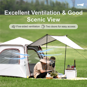 Tente de glamping de luxe spacieuse et étanche fenêtre Skyview <span class=keywords><strong>moustiquaire</strong></span> <span class=keywords><strong>abri</strong></span> de camping familial - Product Image 3
