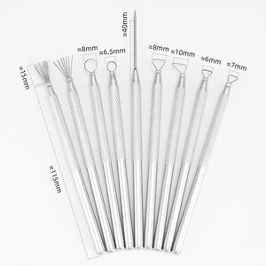 Ceramic Shaping Tools Aluminum Alloy 9-Piece <b>Set</b> For Pottery Sculpting And <b>Clay</b> Crafting Art Supplies - Product Image 5