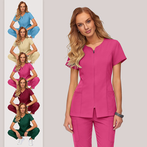 Women Spa Uniform Set Moisture Wicking Comfortable Workwear For Beauty Salon Massage Therapy - Product Image 3