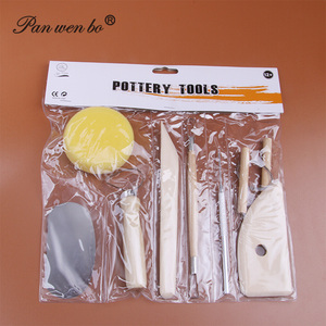 Nhà Máy 8 Miếng Đất Sét Cắt Mô Hình Cắt Tỉa Công Cụ Bằng Gỗ Gốm Điêu Khắc Đất Sét Công Cụ Thiết Lập - Product Image 6