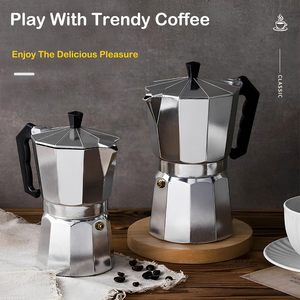 Cafetera <span class=keywords><strong>Moka</strong></span> de 6 Tazas, Estilo Italiano Retro, Cafetera Espresso para Estufa, Plateada, Portátil, para el Hogar y la Cocina - Product Image 4