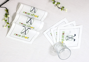 Servilletas de Cóctel de Algodón Bordadas Premium, Diseño Personalizado, Servilletas de Tela Elegantes para Bodas, Fiestas, Hoteles y Restaurantes - Product Image 3