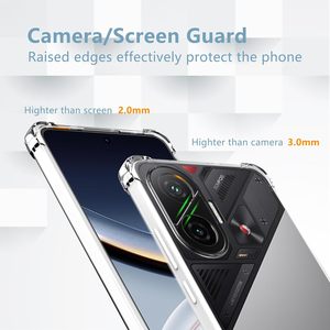 Coque transparente anti-jaunissement avec protection d'écran en verre trempé 9H pour Xiaomi - Product Image 4