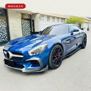 Kit fibra di carbonio di fascia alta stile RZ per Mercedes-Benz AMG <span class=keywords><strong>GT</strong></span> <span class=keywords><strong>2018</strong></span> 2019 2020 con gonna anteriore lato lato lato del labbro diffusore posteriore - Product Image 4