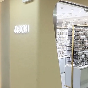 Anillo de Pareja Minimalista de Moda al por Mayor, de Acero Inoxidable con Circonita, Chapado en Oro de 18K, Anillo de Compromiso y Boda para Mujer, Joyería para Regalos - Product Image 3