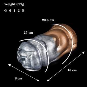 GEEBA Masturbateur masculin en forme de tasse Organisme artificiel hétéromorphe Vagin en silicone épais Jouets sexuels Doux Pussy de poche intime pour hommes - Product Image 5