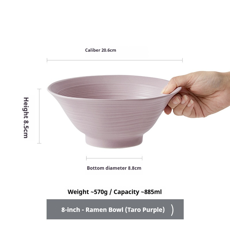 Bol Ramen TaroPurple-8 pouces