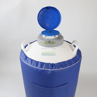 Conteneur d'azote liquide, flacon cryogénique Dewar en aluminium avec col de 50 mm/80 mm/125 mm/210 mm pour le stockage de semence et de vaccins