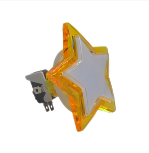 소형 스타 모델 LED 아케이드 푸시 버튼 마이크로 스위치로 조명 새로운 디자인 EL 제품 - Product Image 1