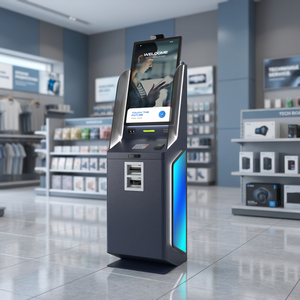 Cajero Automático de Diseño Moderno con Pantalla Táctil, Función de Reciclaje de Efectivo y Funcionalidad SDK para Interiores, en Acero - Product Image 3