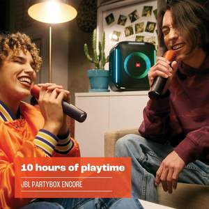 Altavoz Bluetooth <span class=keywords><strong>JBL</strong></span> PartyBox Encore <span class=keywords><strong>Essential</strong></span> Music Warrior Singing Edition Original con Micrófono - Portátil - Product Image 4