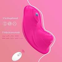 Mini vibromasseur papillon en silicone pour point G, contrôlable par application, stimulateur clitoridien portable et étanche, 9 modes, rechargeable, pour adultes