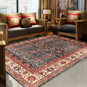 พรมปูพื้นลายเหรียญโบฮีเมียน วาน ซินหลง รูปทรงสี่เหลี่ยมผืนผ้า ผ้ากำมะหยี่คริสตัลกันลื่น เหมาะสำหรับห้องนั่งเล่น โซฟา ห้องนอน - Product Image 4