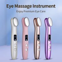 Masseur oculaire chauffant vibrant rechargeable OEM personnalisé pour réduire les cernes, les poches et les rides