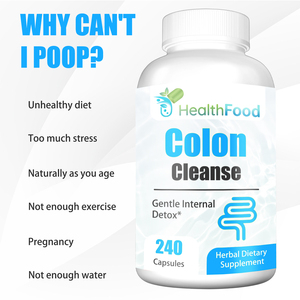 Cápsulas de Limpieza de Colon Directas de Fábrica, Suplemento de Desintoxicación para el Intestino, para Mujeres y Hombres, Cápsulas de Probióticos, Refuerzan el Sistema Inmunitario y la Digestión - Product Image 3