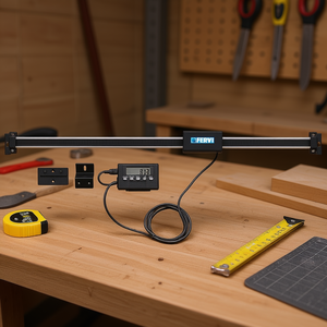 Télémètre laser Fervi avec affichage numérique, outil de mesure de 8,13 m pour travaux de précision - Product Image 3