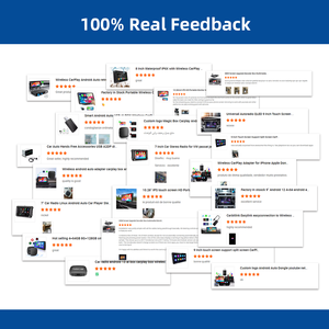 Écran portable Rhythm de 11,6 pouces avec CarPlay sans fil, Android Auto, écran partagé, navigation GPS, Netflix, <span class=keywords><strong>YouTube</strong></span> - Product Image 4