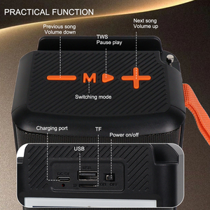 ZQS-820 Nhà Máy Giá <span class=keywords><strong>New</strong></span> Loa di động năng lượng mặt trời Loa ngoài trời 5 Wát TF/USB/FM/AUX/BT/năng lượng mặt trời đa BT Loa - Product Image 4