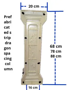Molde Prefabricado <span class=keywords><strong>de</strong></span> Columna Estilo Europeo, Columna Romana <span class=keywords><strong>de</strong></span> Plástico y Acero, Barandilla <span class=keywords><strong>de</strong></span> <span class=keywords><strong>Cemento</strong></span> <span class=keywords><strong>para</strong></span> Balcón, Jarrón Decorativo, Cabeza <span class=keywords><strong>de</strong></span> Calabaza, Valla - Product Image 5