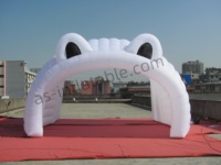 Tunnel gonflable géant personnalisé pour l'entrée de l'événement promotionnel de porte et le salon commercial et la publicité