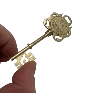 Trung Quốc Nhà sản xuất tùy chỉnh trang trí Key Wedding favors Bronze Antique Skeleton Key - Product Image 6