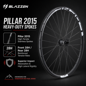 Roues de vélo de montagne en carbone BLAZZEN ZERO 29er 27.5 T800 <span class=keywords><strong>Tubeless</strong></span> Boost 15x110 12x148 ZDHD 450 POE 6-Bolt Disc Wheelset 1470g - Product Image 4