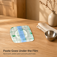 Patch auto-adhésif respirant en film PU imperméable pour points d'acupuncture, anti-fuite, pour usage ombilical