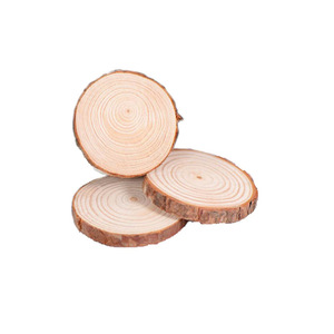 Chiyuan Round Wood Slice Decorations Pine Tree <b>Rings</b> For Home Diy Crafts - Product Image 2